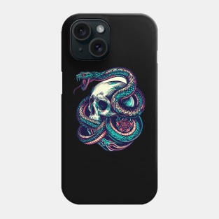 Skull And Snake Phone Case