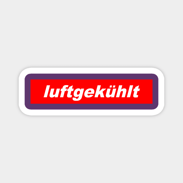 Luftgekuhlt Magnet by Vintage Vices