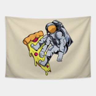 astronaut pizza surfer Tapestry