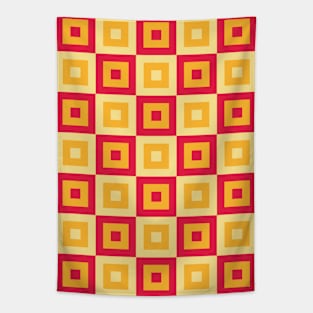 Square Seamless Pattern - Floor Tiles Inspired 002#001 Tapestry