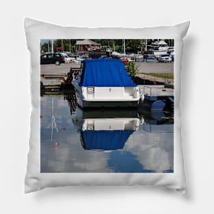 Boat on Glass Pillow