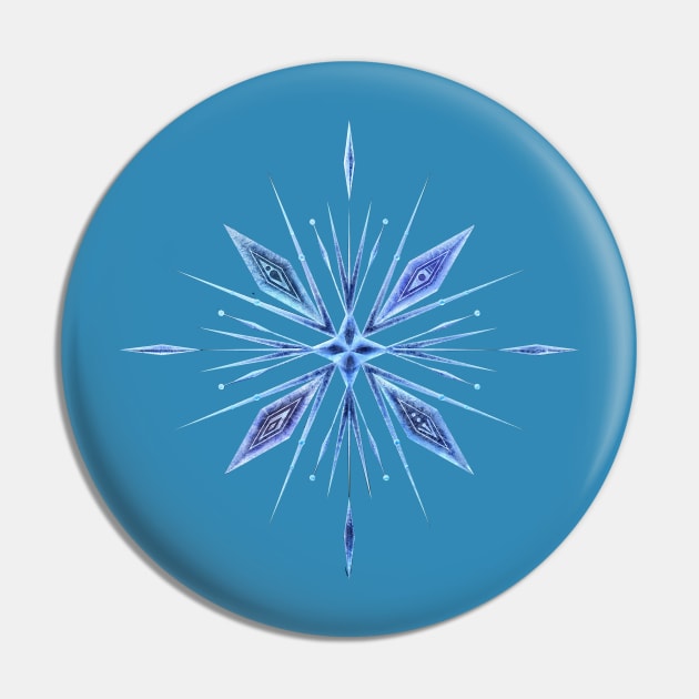 the second snowflake Pin by AnnSaltyPaw