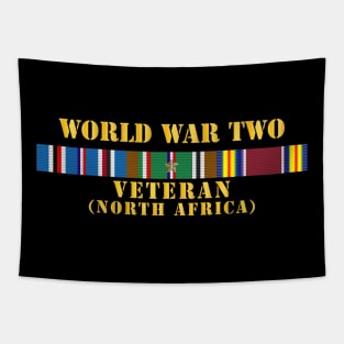 WWII Veteran w NORTH AF SVC Tapestry