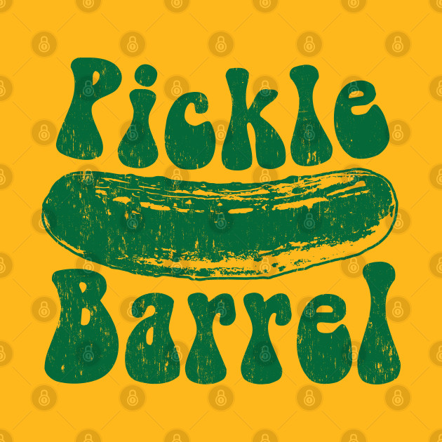 Pickle Barrel - BACK PRINT by mcillustrator