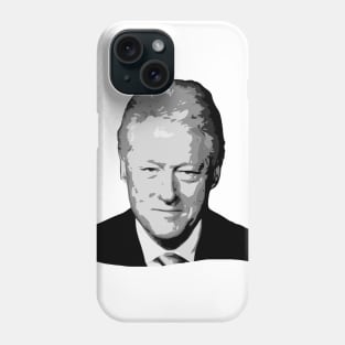 Bill Clinton Gryscale Pop Art Phone Case