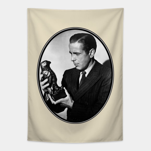 Humphrey Bogart: It's A Bird! Tapestry by Noir-N-More