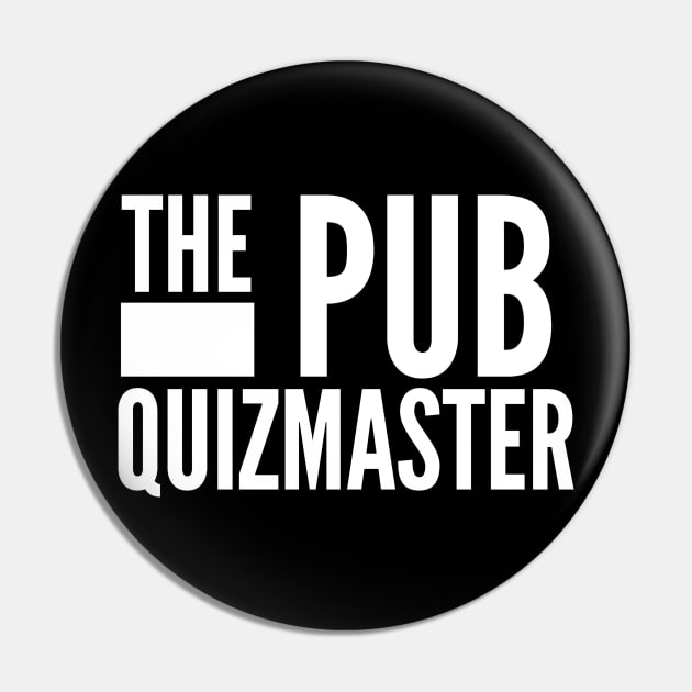 Funny The Pub Quiz Master Pin by AstroGearStore