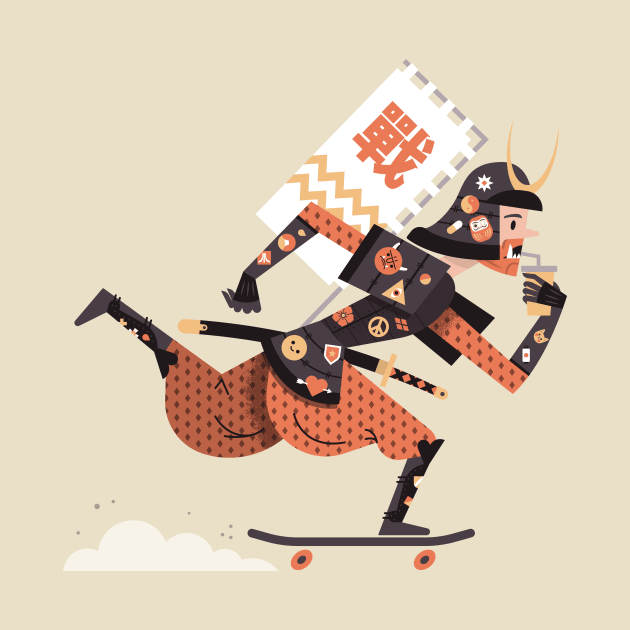 Samurai Skater by wharton