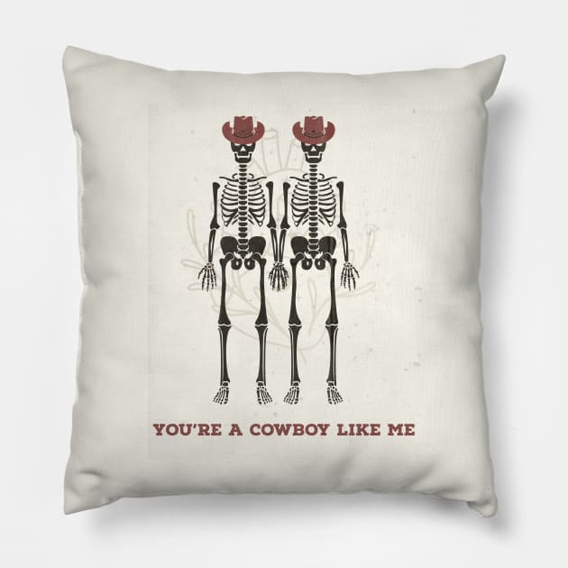 cowboy like me Pillow by dogluvr