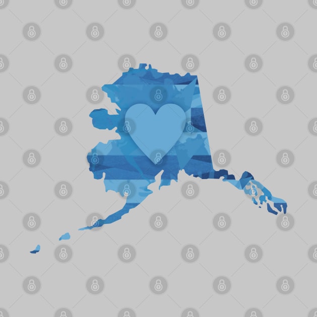 Alaska State by Dale Preston Design