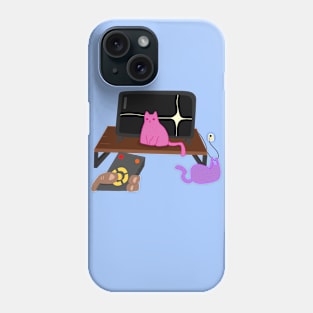 TV Cats Phone Case