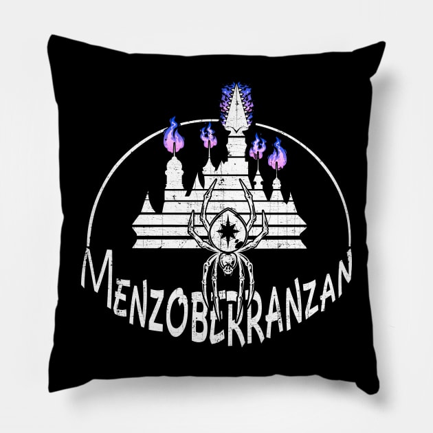 Menzoberranzan V2 for nerdy Roleplaying Games Pillow by KennefRiggles