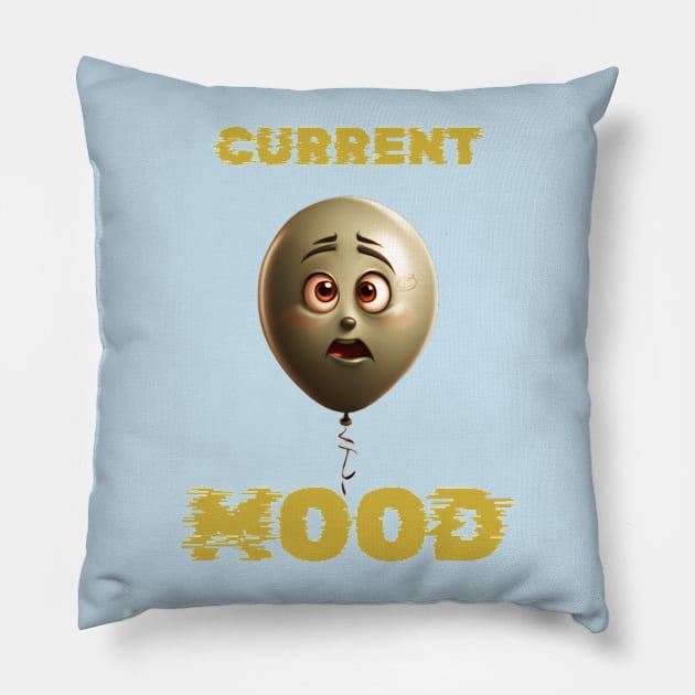 Mood Amazed Pillow by Cavaleyn Designs