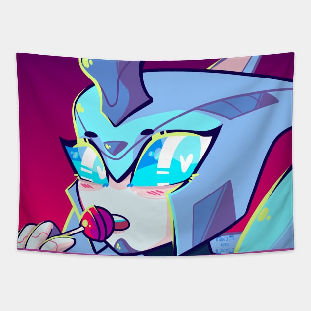 Blurr Tapestry by angelicneonanime