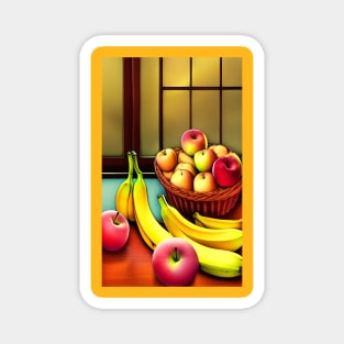Apples and bananas Magnet
