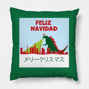 Feliz Navidad Tokyo Pillow