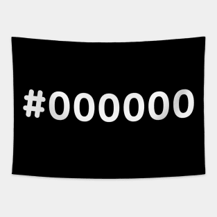 #000000 Black Tapestry