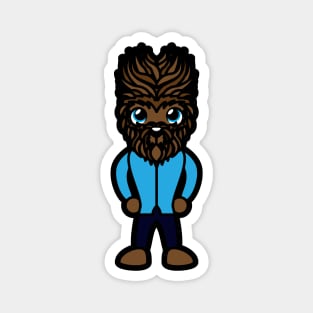 The Wolfman Tooniefied Magnet