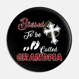 Blessed To Be Called Grandma Pin