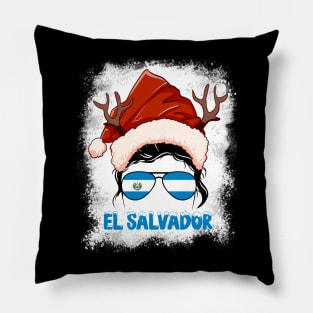 El Salvador girl, Salvadoran Christmas gift , Regalo Navidad El Salvador Pillow