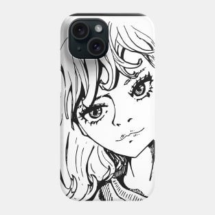 Portrait girl Phone Case