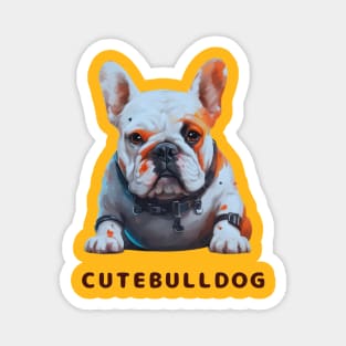 Cute Bulldog Magnet