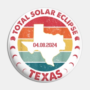 Texas Solar Eclipse 2024 Pin