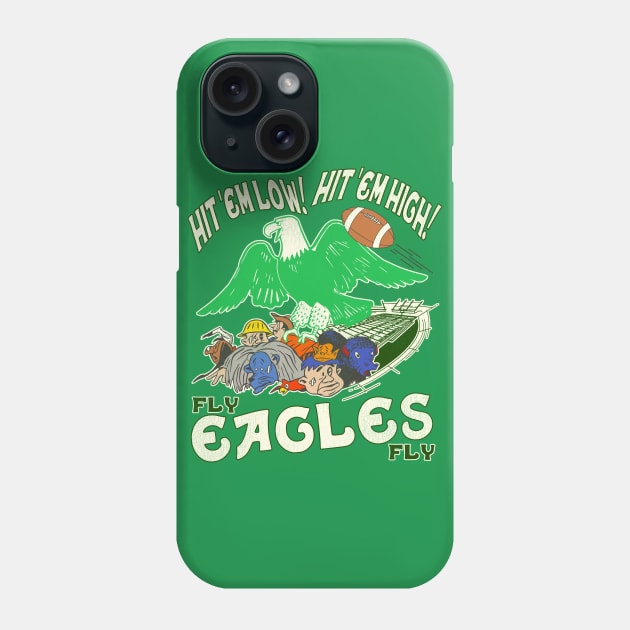 Hit'em Low! Hit'em High! Phone Case by darklordpug