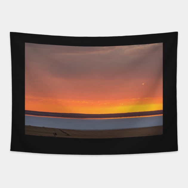 Yarra Yarra Sunset Tapestry by fotoWerner