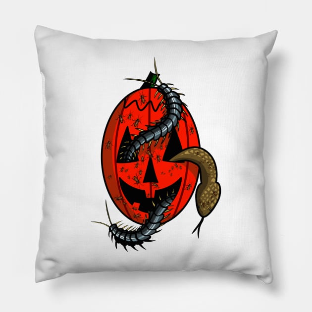 Happy Halloween Pillow by DougSQ