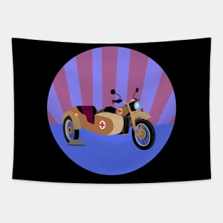 Motorcycle Old Timer Tapestry