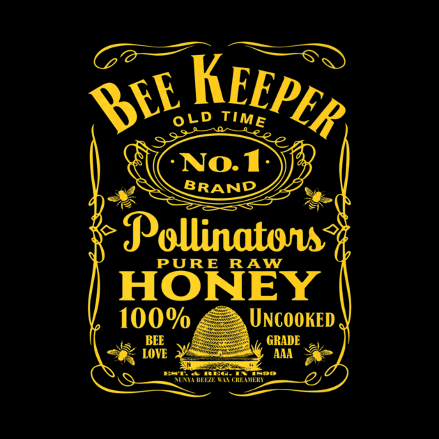 Beekeeping Old Time Honey Bee by Owl Is Studying