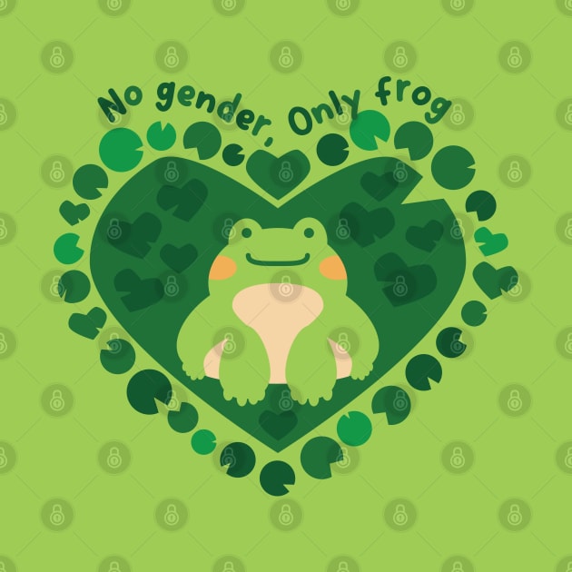 No gender, only frog [moss] by deadbeatprince typography