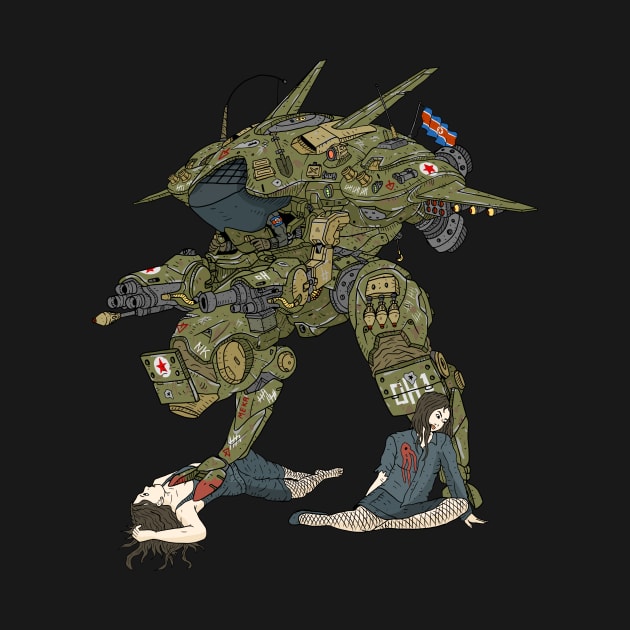 a north korean mecha. by JJadx