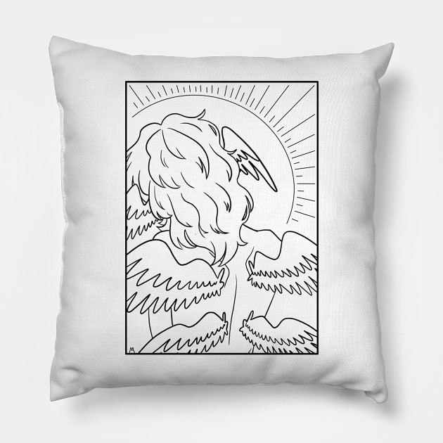 ryo asuka b Pillow by Rabbitonteepublic