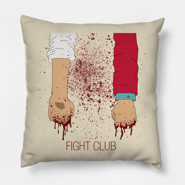 Fight Club Fist Pillow by RedSheep