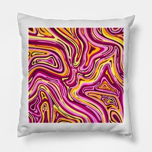 Antique Fuschia and Aureolin Inkscape Pillow