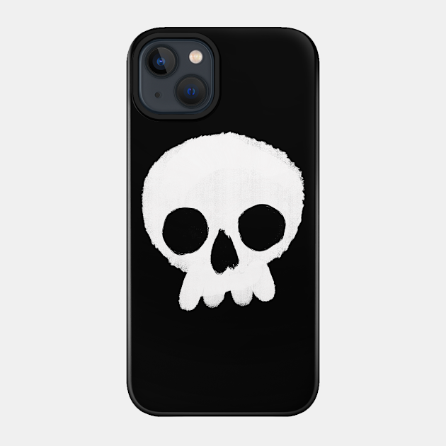 simple skull - Skull - Phone Case