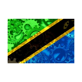 Flag of Tanzania - Gears T-Shirt