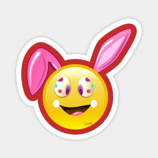 Easter Ears Emoji,bunny Shirt boys Girl Magnet