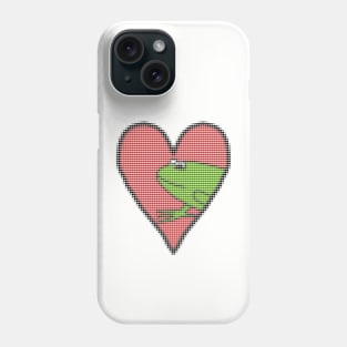 My Valentines Day Frog Love Heart Filled with Hearts Phone Case