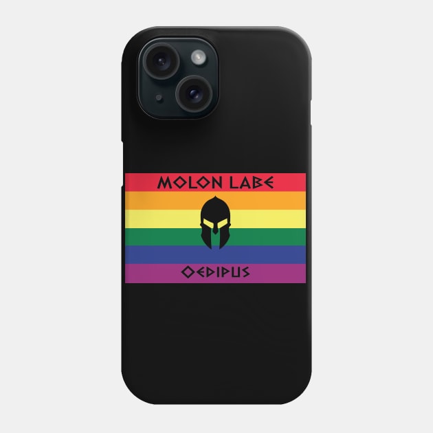 Molon Labe, Oedipus Phone Case by Operation Blazing Sword