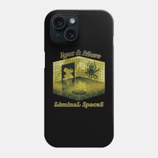 Igor & More Tarantula Liminal Spaces Yellow Phone Case