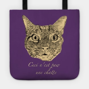 Ceci n'est paw une chatte Tote