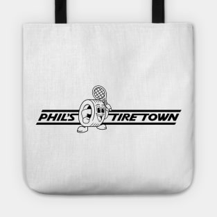 Phil's Tire Town, Official Sponsor of New Rochelle Challenger (Black Text) Tote