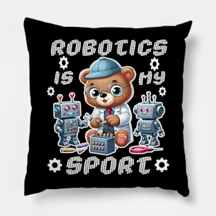 Robotics Is My Sport Pillow