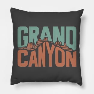 Grand Canyon Adventure - Rustic Wilderness Pillow