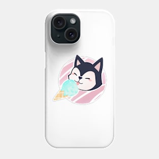 Husky Mint Ice cream Phone Case