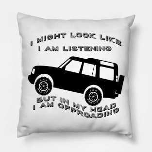 Listening but Off-road - Discovery Pillow