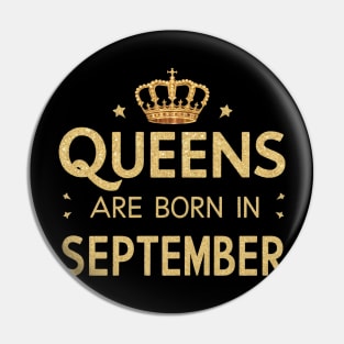 Queen Are Born In September Pin